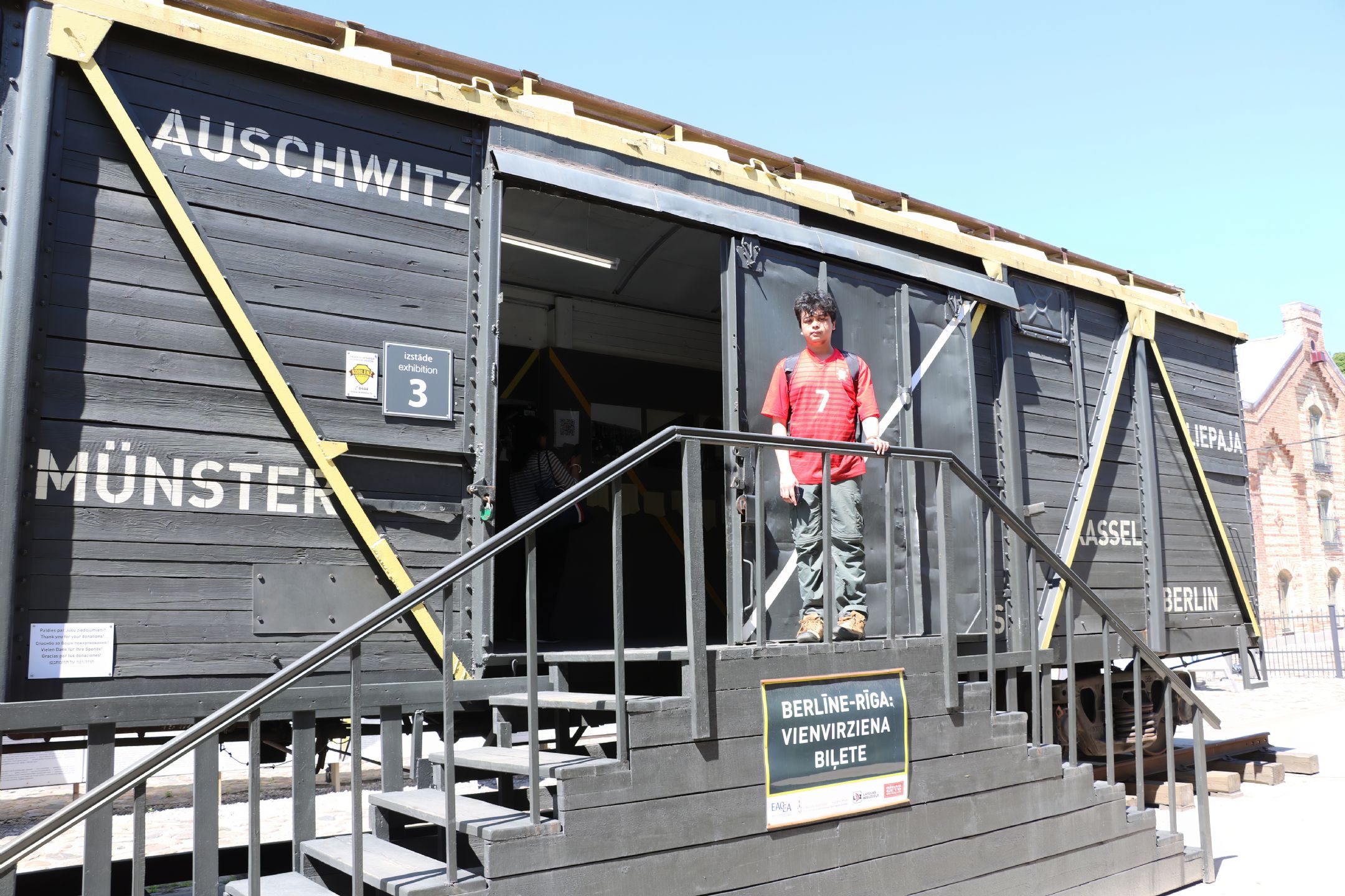 Abhigyan Guha in Riga Ghetto, Latvia.